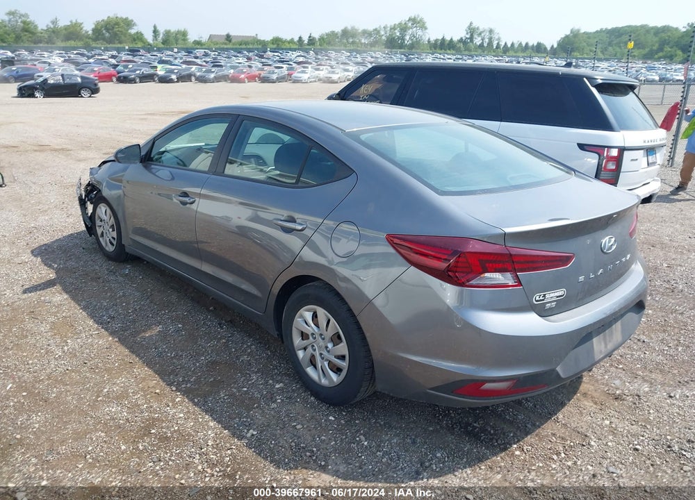 2019 HYUNDAI ELANTRA SE VIN: 5NPD74LF3KH480061