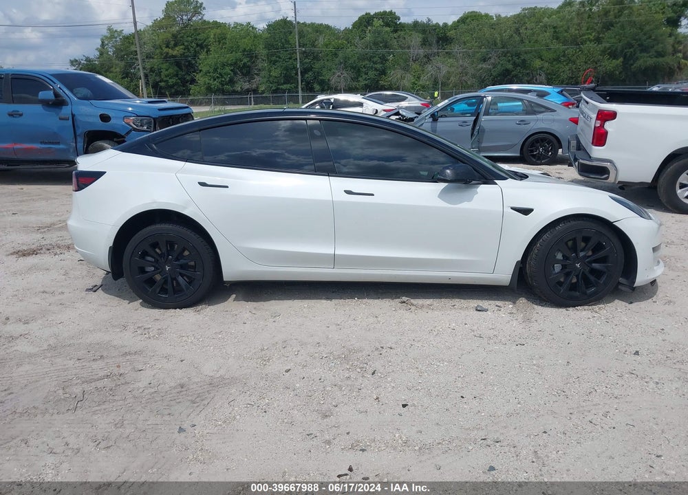 2021 TESLA MODEL 3 STANDARD RANGE PLUS REAR-WHEEL DRIVE VIN: 5YJ3E1EA5MF096561