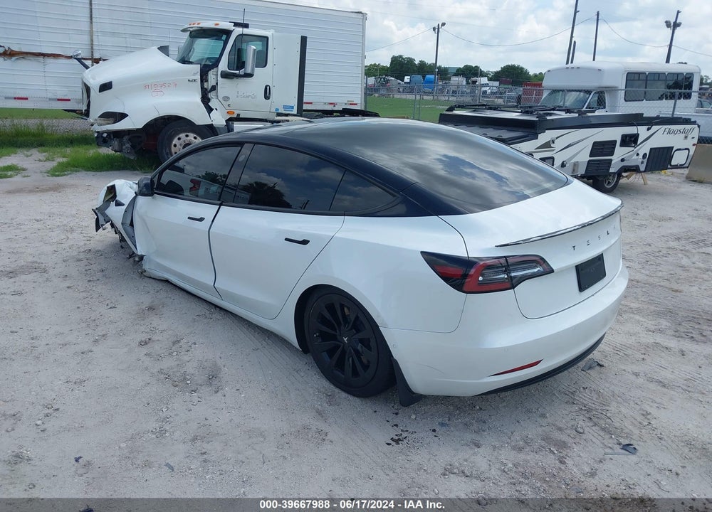 2021 TESLA MODEL 3 STANDARD RANGE PLUS REAR-WHEEL DRIVE VIN: 5YJ3E1EA5MF096561