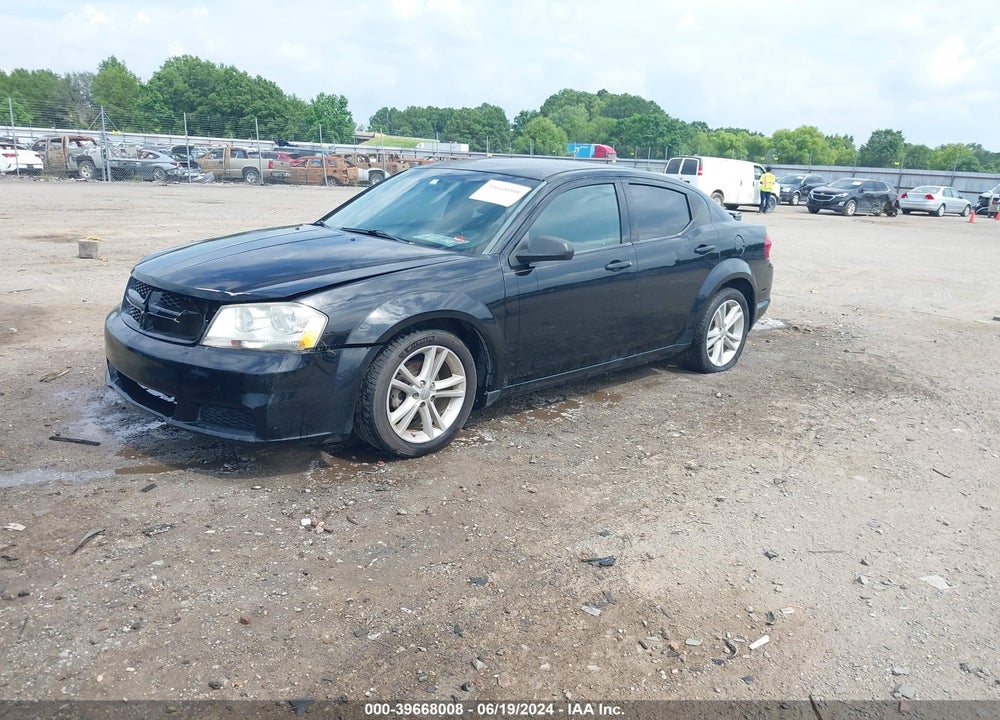 2014 DODGE AVENGER VIN: 1C3CDZAB7EN139899