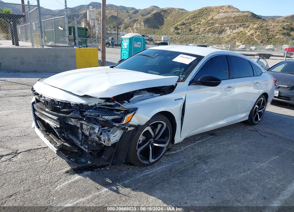 2022 HONDA ACCORD HYBRID SPORT VIN: 1HGCV3F26NA038909