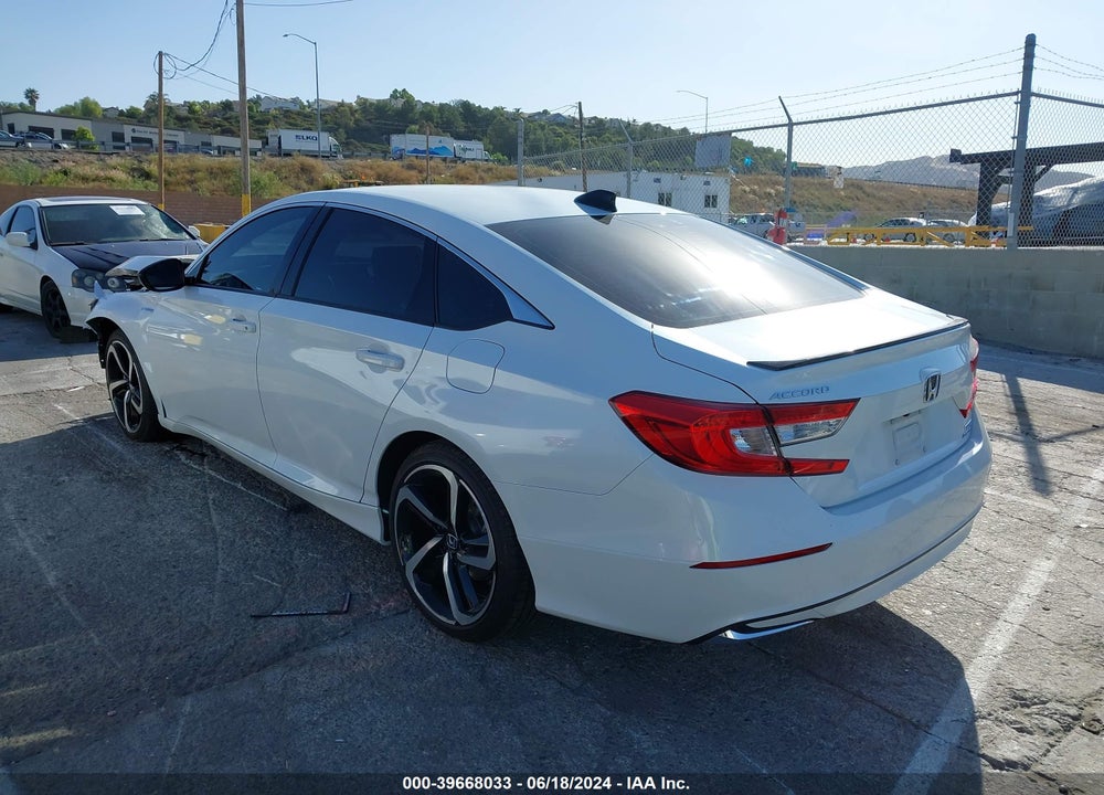 2022 HONDA ACCORD HYBRID SPORT VIN: 1HGCV3F26NA038909