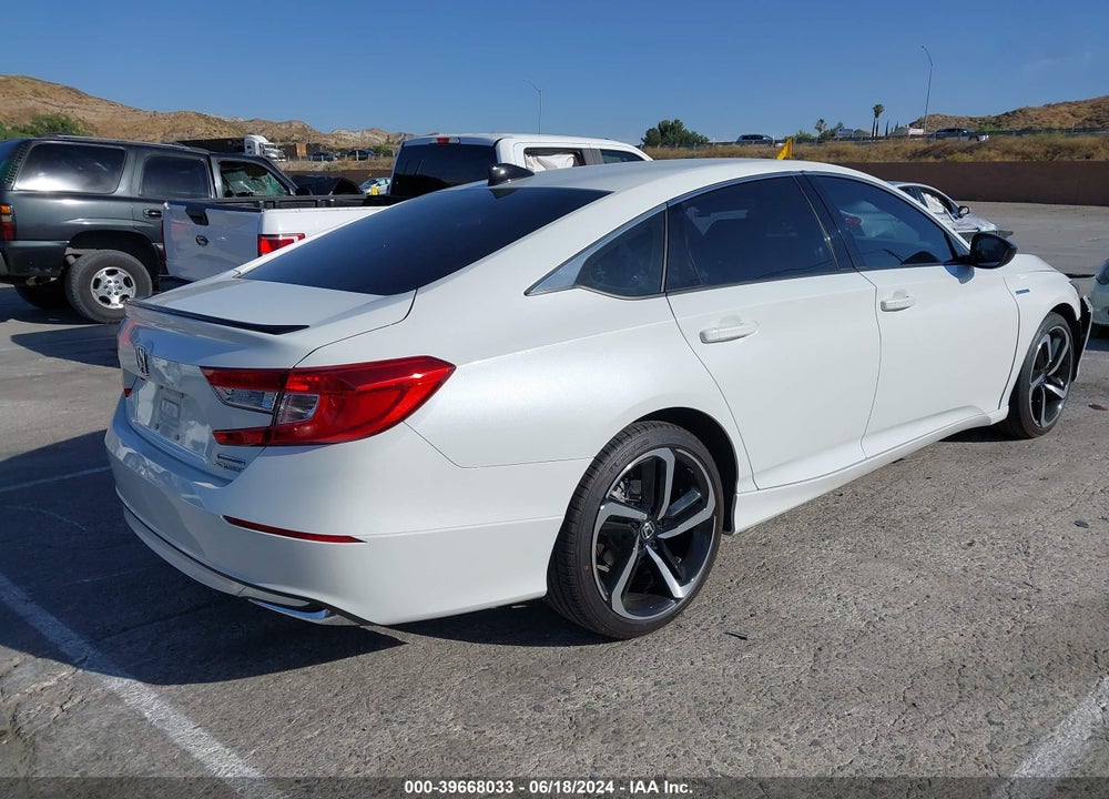 2022 HONDA ACCORD HYBRID SPORT VIN: 1HGCV3F26NA038909