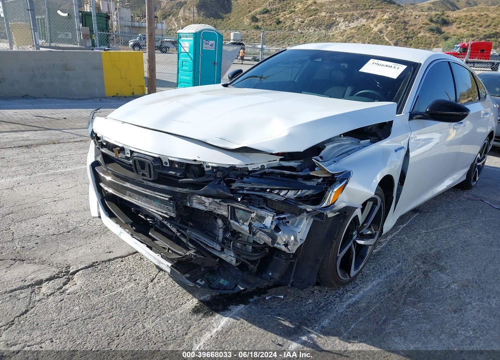 2022 HONDA ACCORD HYBRID SPORT VIN: 1HGCV3F26NA038909