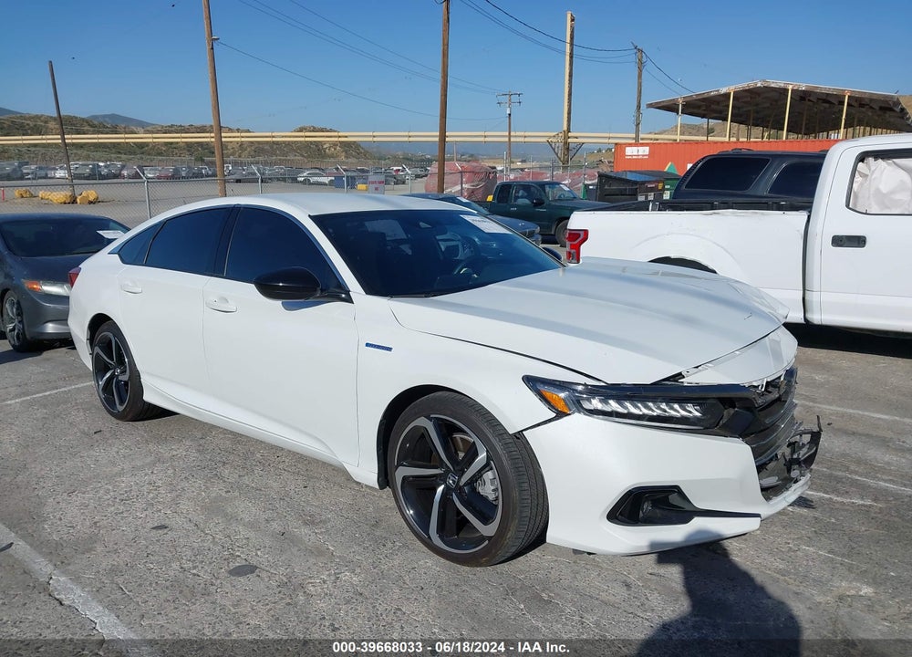 2022 HONDA ACCORD HYBRID SPORT VIN: 1HGCV3F26NA038909