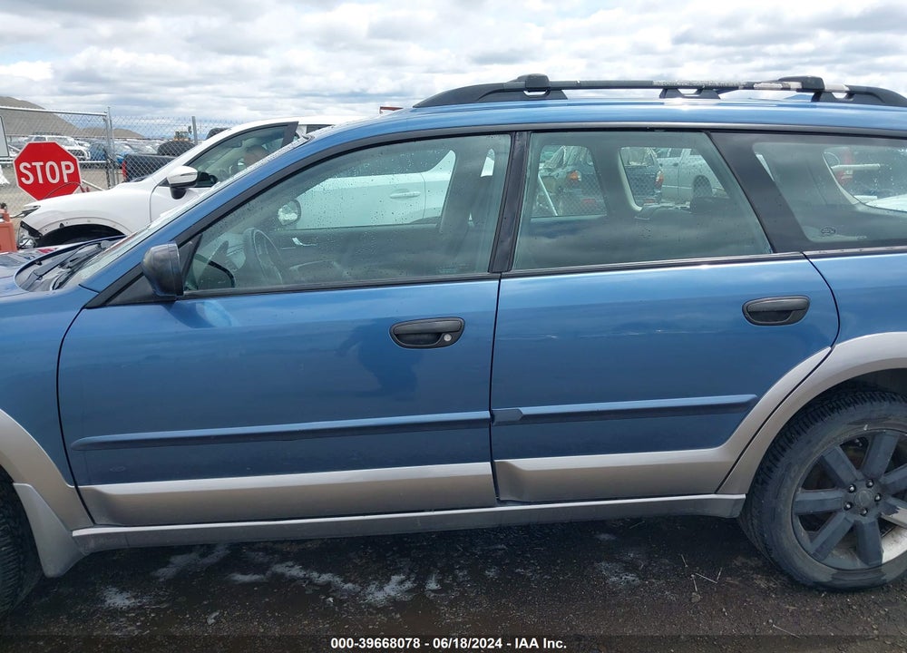 2009 SUBARU OUTBACK 2.5I VIN: 4S4BP61C197336580