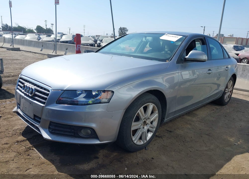 2009 AUDI A4 2.0T PREMIUM VIN: WAUJF78K89N054676