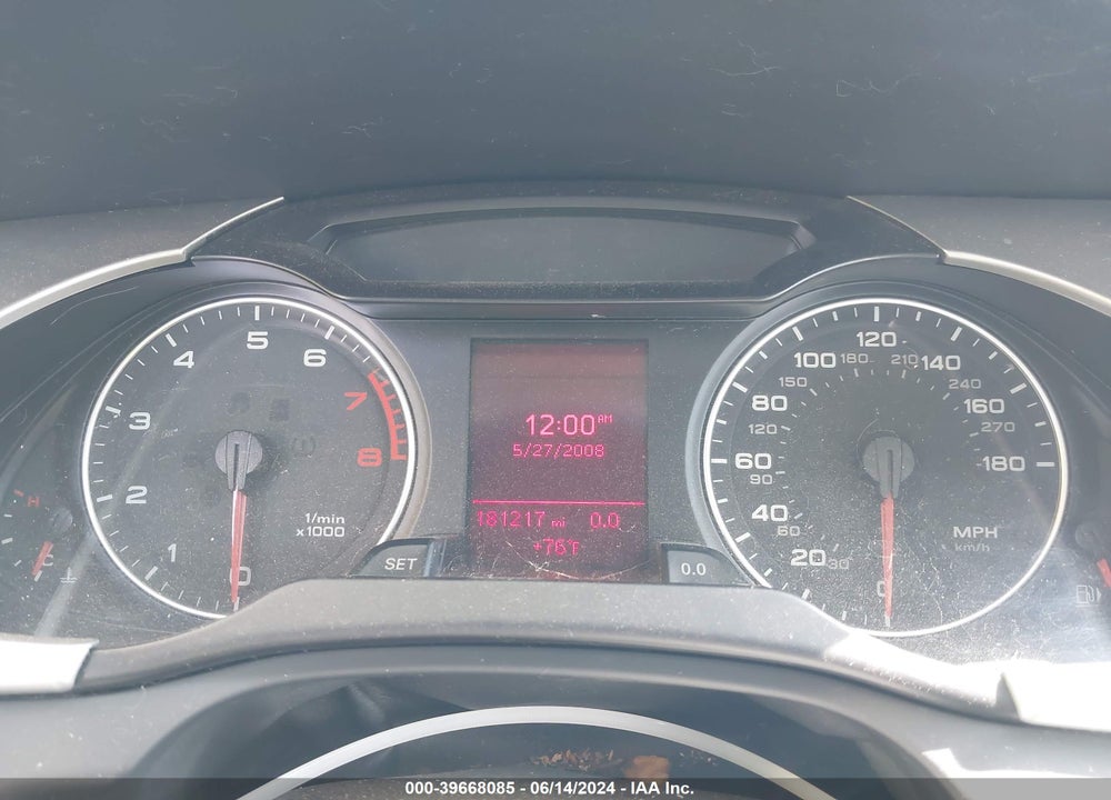 2009 AUDI A4 2.0T PREMIUM VIN: WAUJF78K89N054676