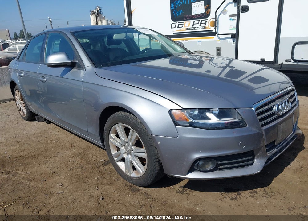 2009 AUDI A4 2.0T PREMIUM VIN: WAUJF78K89N054676