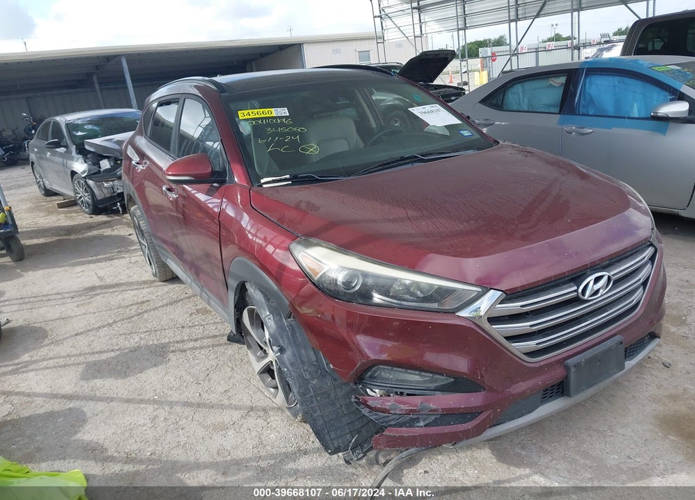 2017 HYUNDAI TUCSON LIMITED VIN: KM8J33A22HU345060