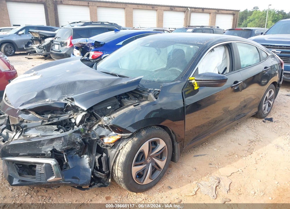2019 HONDA CIVIC LX VIN: 19XFC2F67KE036237