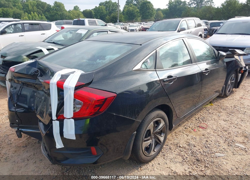 2019 HONDA CIVIC LX VIN: 19XFC2F67KE036237