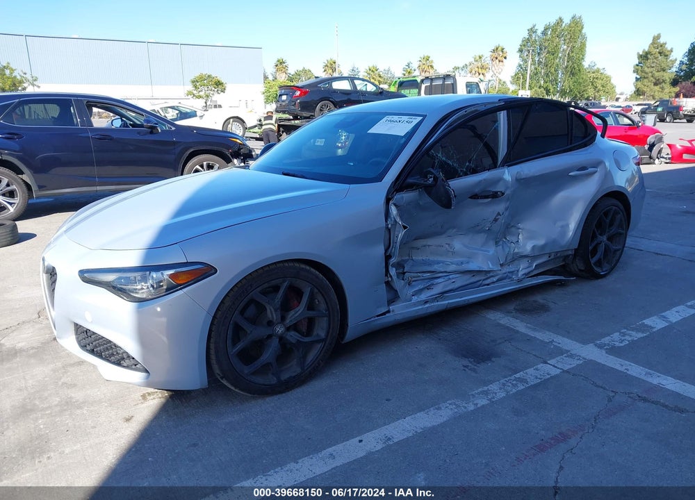 2020 ALFA ROMEO GIULIA RWD VIN: ZARFAMANXL7634166
