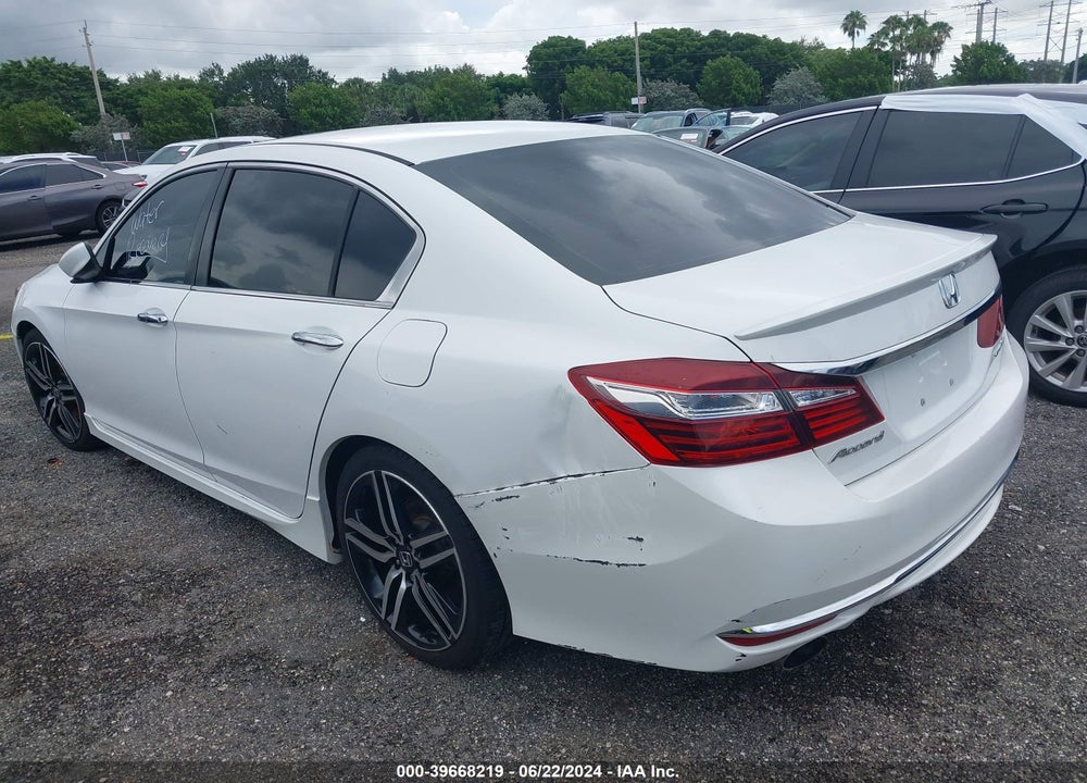 2016 HONDA ACCORD SPORT VIN: 1HGCR2F69GA151760