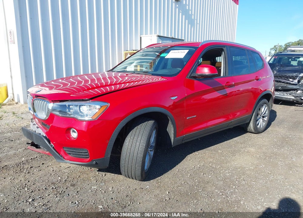 2017 BMW X3 SDRIVE28I VIN: 5UXWZ7C53H0U47142
