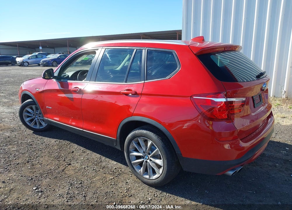 2017 BMW X3 SDRIVE28I VIN: 5UXWZ7C53H0U47142