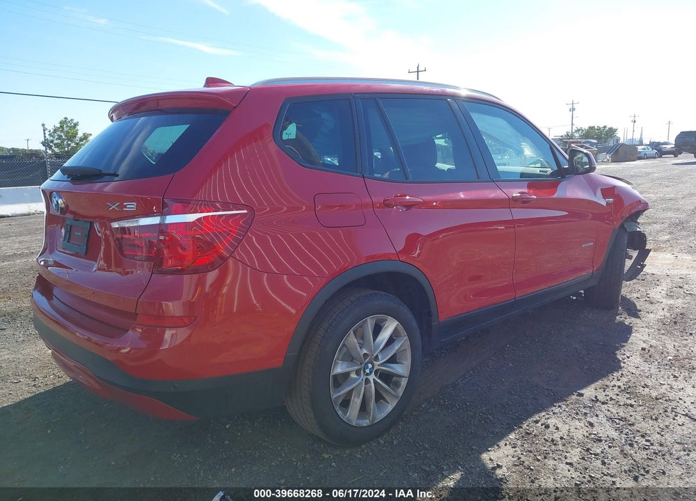 2017 BMW X3 SDRIVE28I VIN: 5UXWZ7C53H0U47142