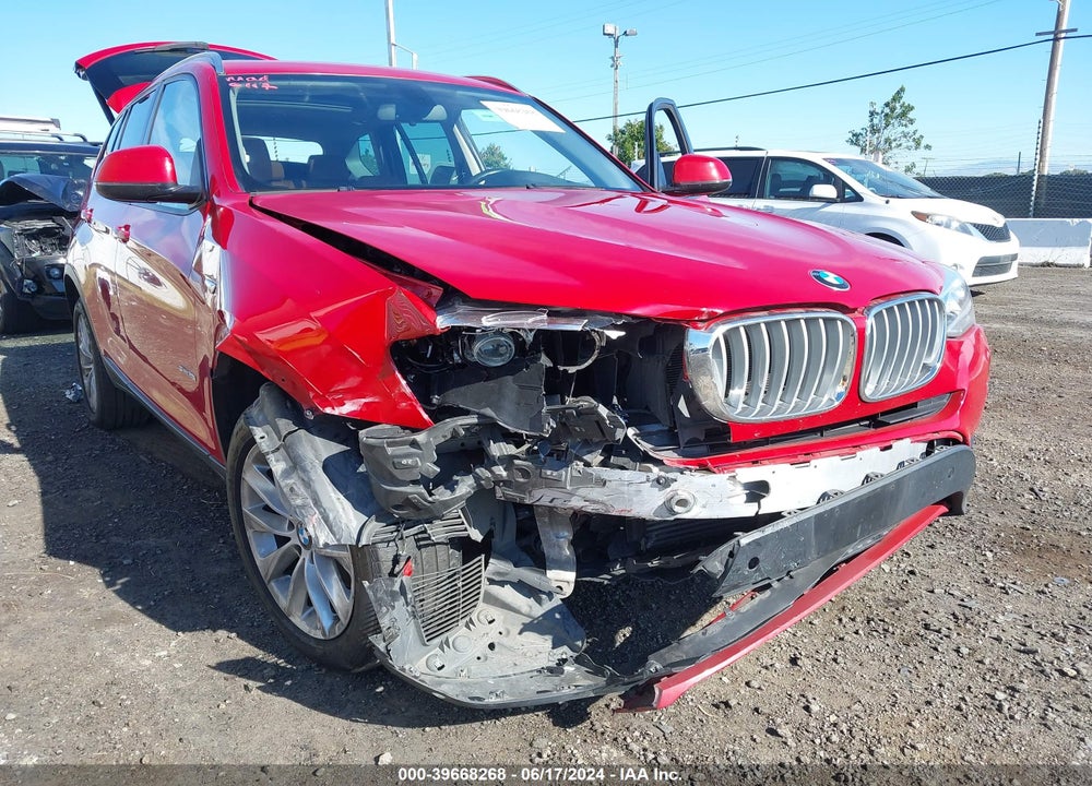 2017 BMW X3 SDRIVE28I VIN: 5UXWZ7C53H0U47142