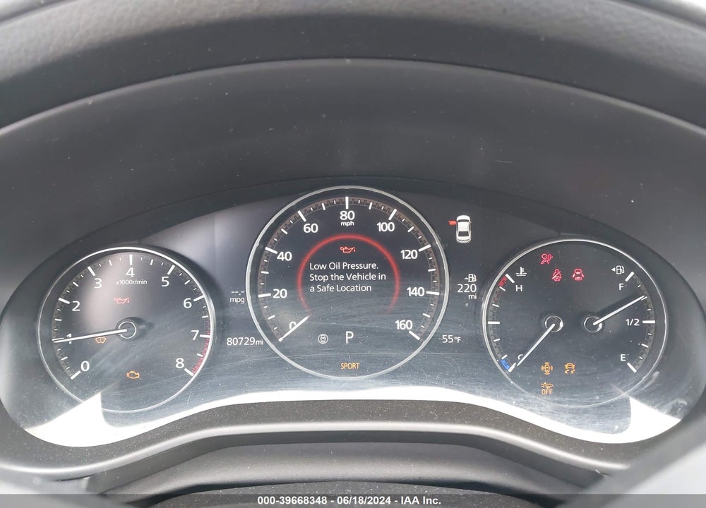 2021 MAZDA MAZDA3 VIN: JM1BPAA76M1300440