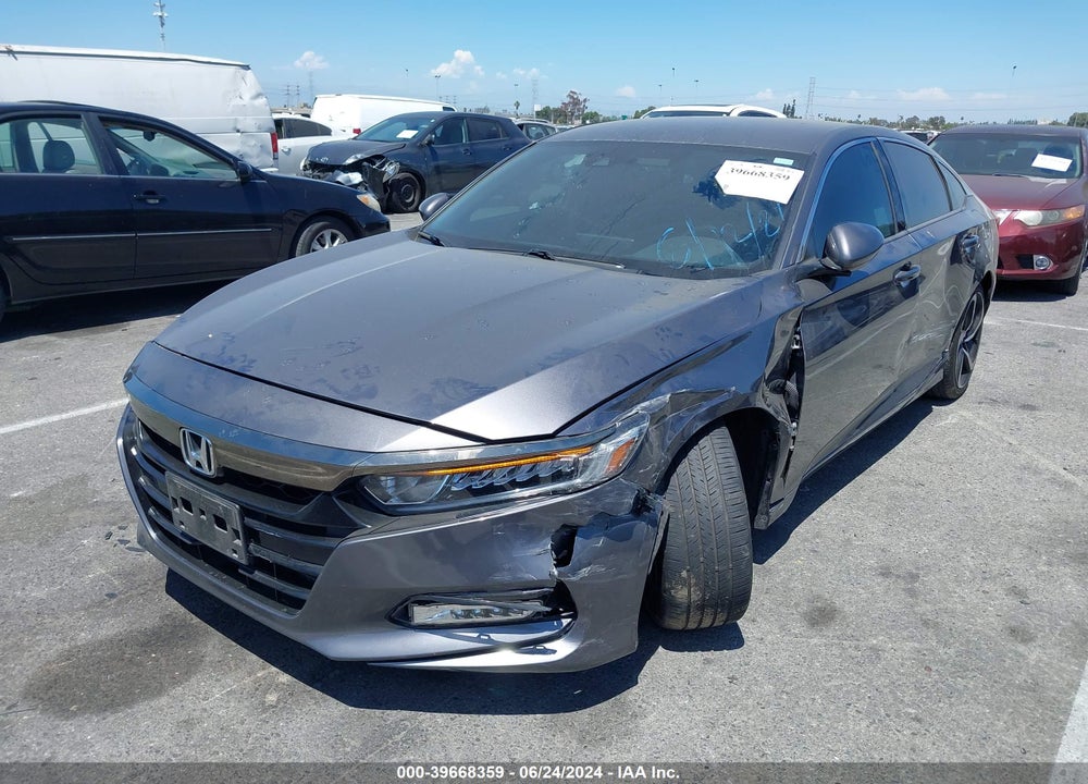2019 HONDA ACCORD SPORT VIN: 1HGCV1F37KA109317