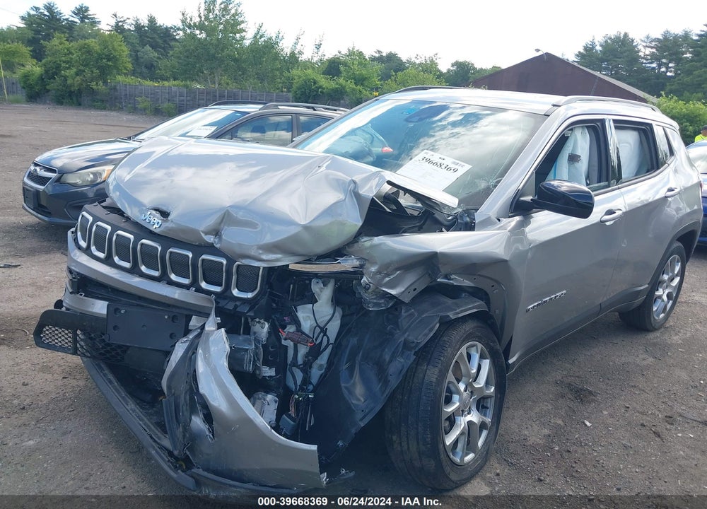 2022 JEEP COMPASS LATITUDE LUX 4X4 VIN: 3C4NJDFB6NT130121