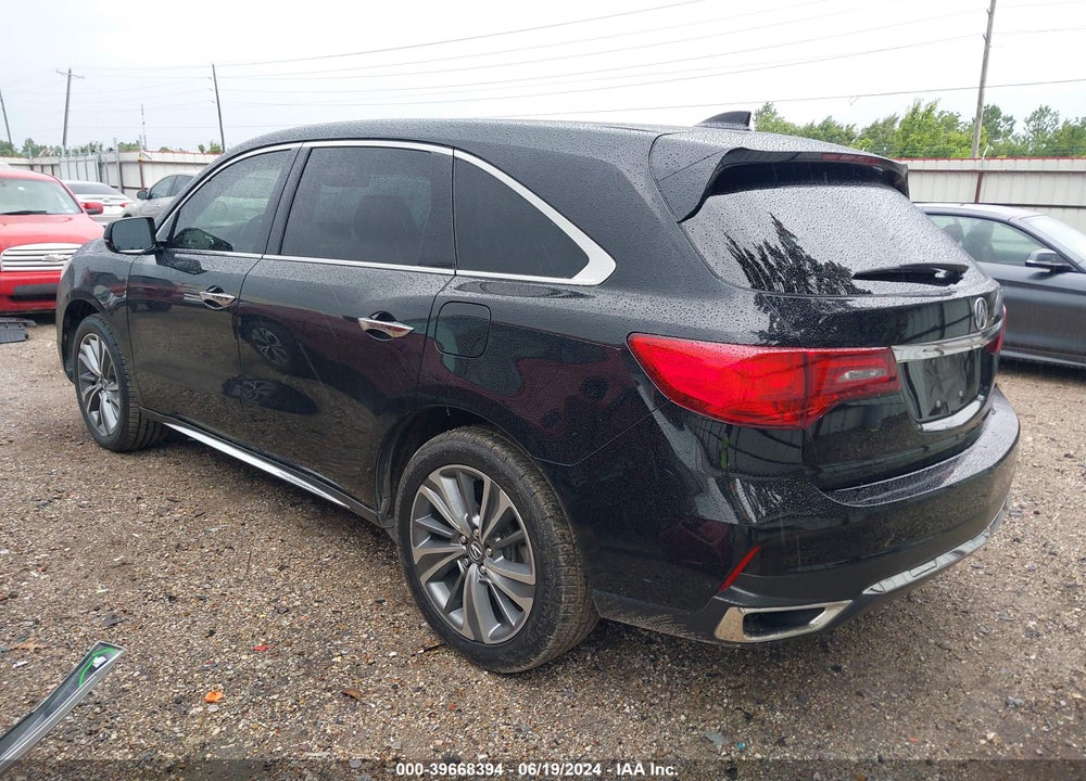 2017 ACURA MDX TECHNOLOGY PACKAGE VIN: 5FRYD3H53HB004936