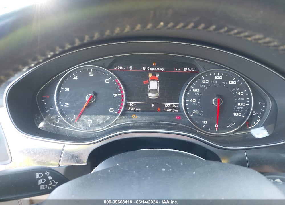 2012 AUDI A6 2.0T PREMIUM VIN: WAUDFAFC5CN116645