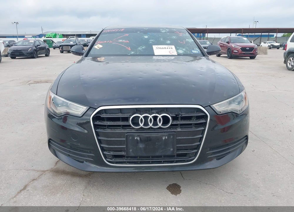 2012 AUDI A6 2.0T PREMIUM VIN: WAUDFAFC5CN116645