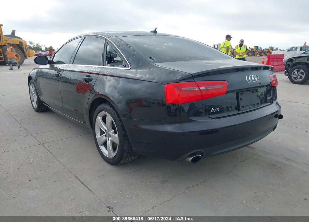 2012 AUDI A6 2.0T PREMIUM VIN: WAUDFAFC5CN116645