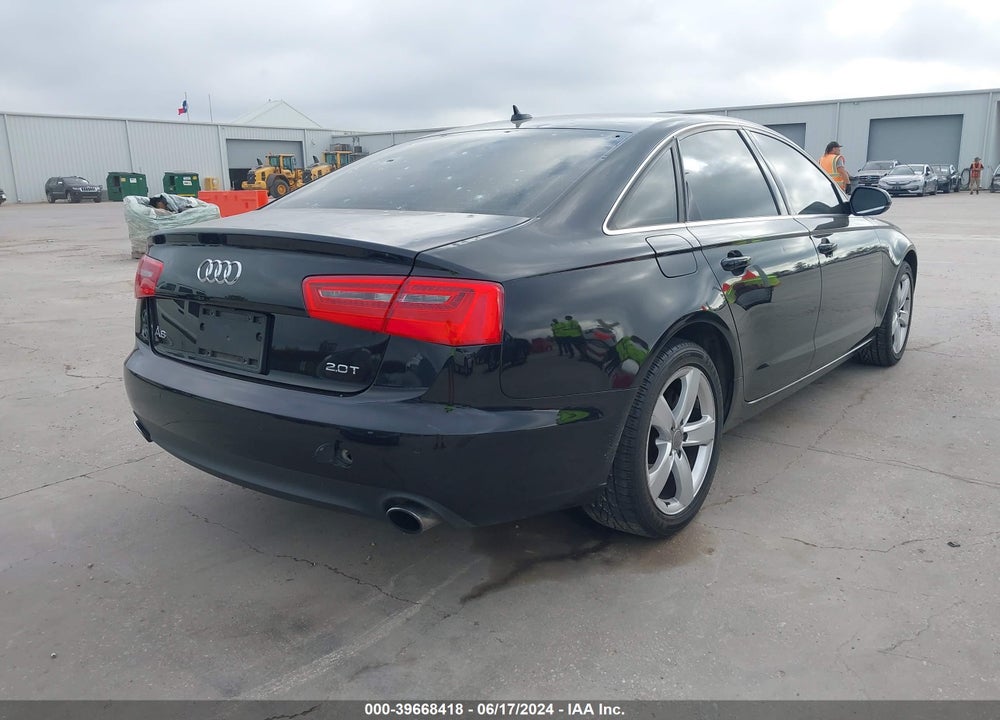 2012 AUDI A6 2.0T PREMIUM VIN: WAUDFAFC5CN116645