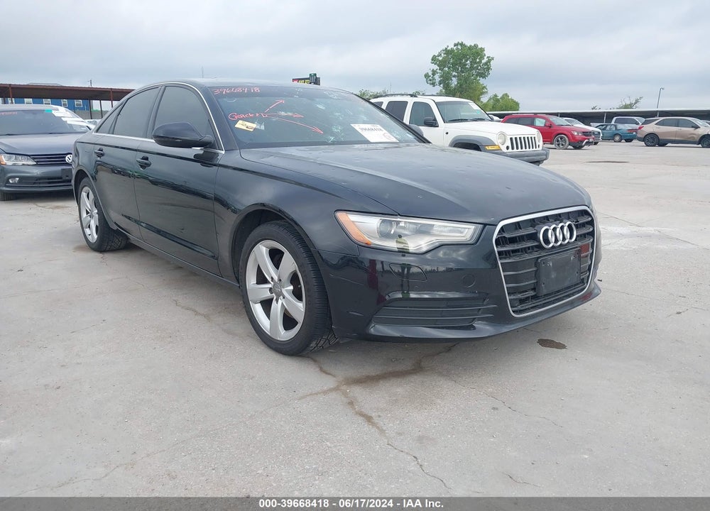 2012 AUDI A6 2.0T PREMIUM VIN: WAUDFAFC5CN116645