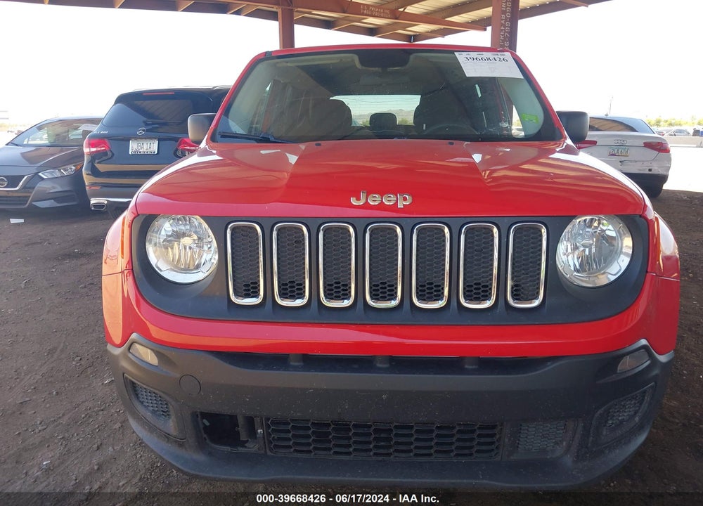 2015 JEEP RENEGADE SPORT VIN: ZACCJAAT7FPB87930