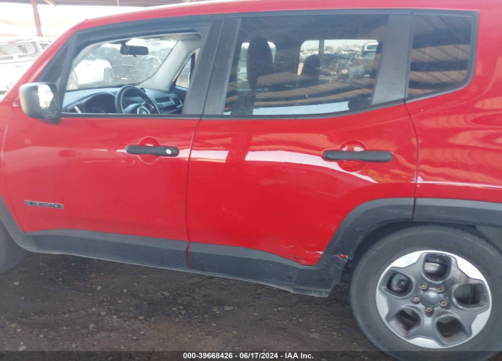 2015 JEEP RENEGADE SPORT VIN: ZACCJAAT7FPB87930