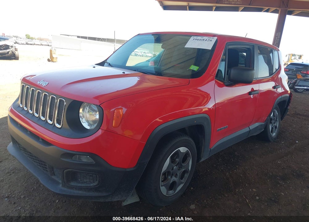 2015 JEEP RENEGADE SPORT VIN: ZACCJAAT7FPB87930