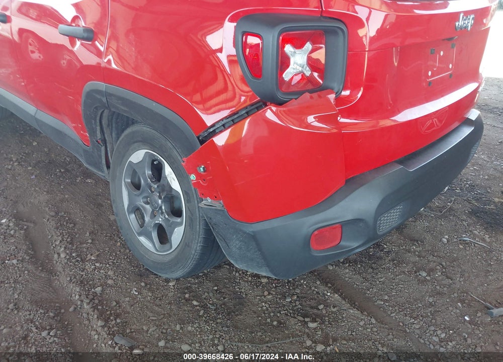 2015 JEEP RENEGADE SPORT VIN: ZACCJAAT7FPB87930
