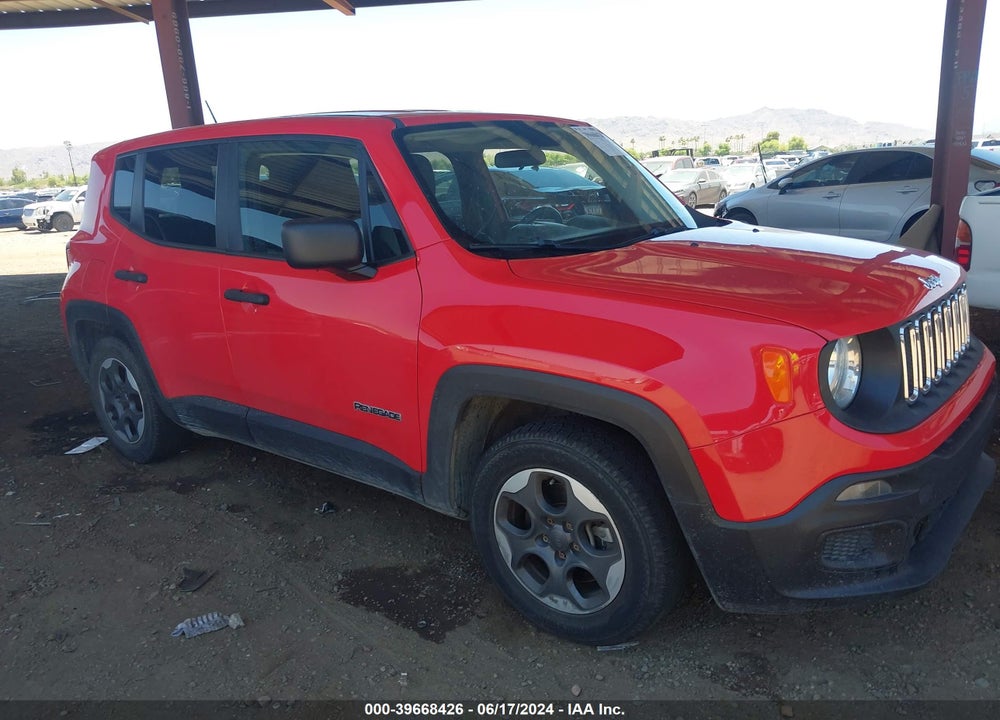 2015 JEEP RENEGADE SPORT VIN: ZACCJAAT7FPB87930