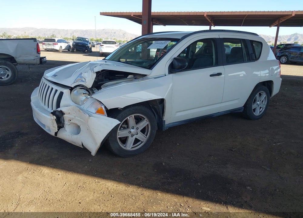2007 JEEP COMPASS SPORT VIN: 1J8FT47W27D171489