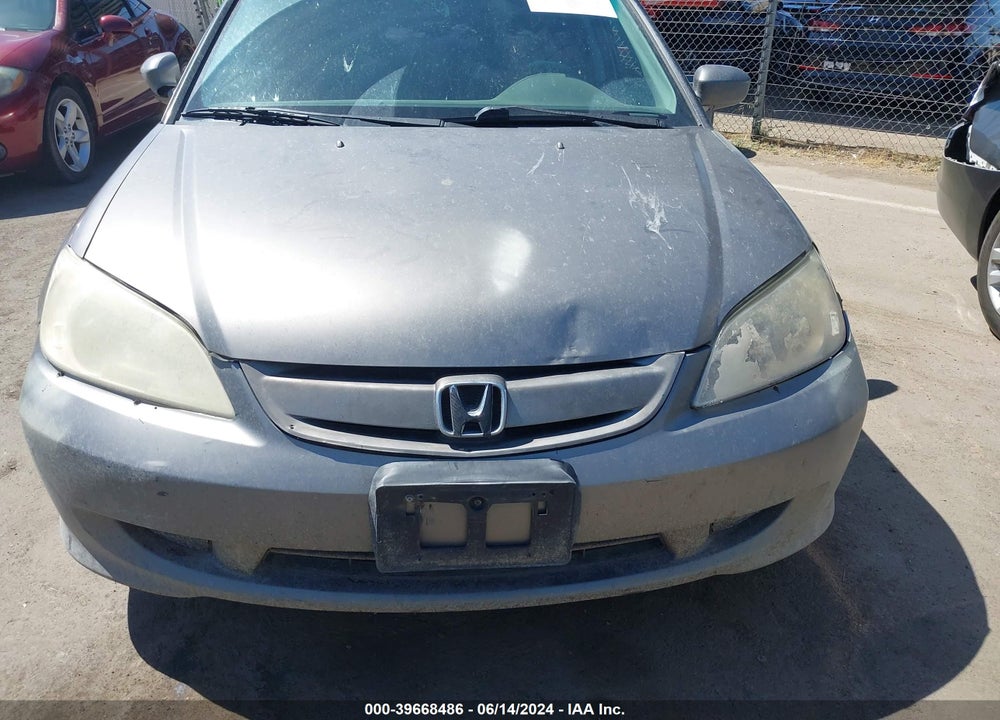 2005 HONDA CIVIC HYBRID VIN: JHMES96615S015326