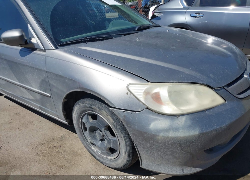 2005 HONDA CIVIC HYBRID VIN: JHMES96615S015326