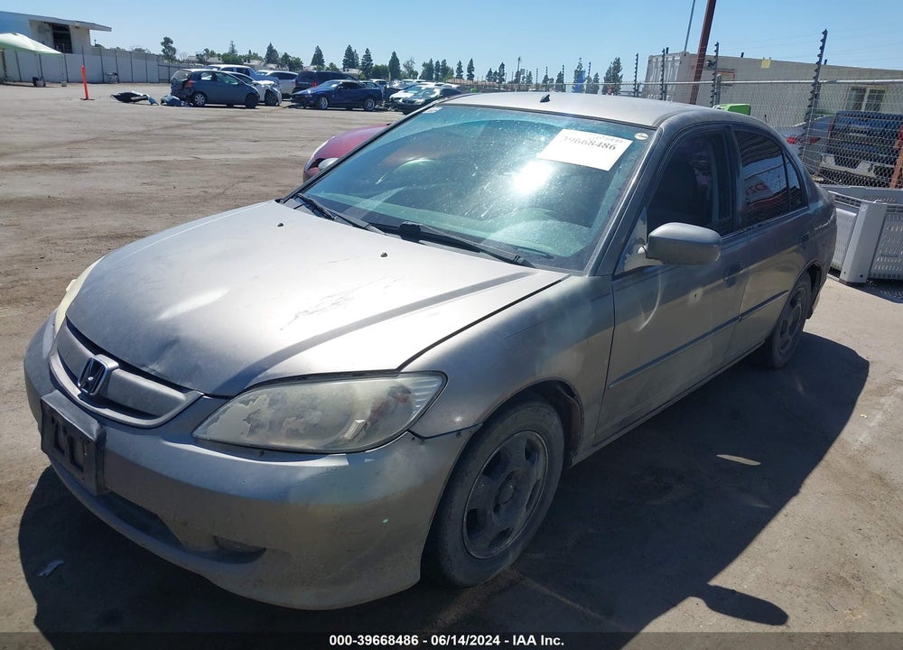 2005 HONDA CIVIC HYBRID VIN: JHMES96615S015326