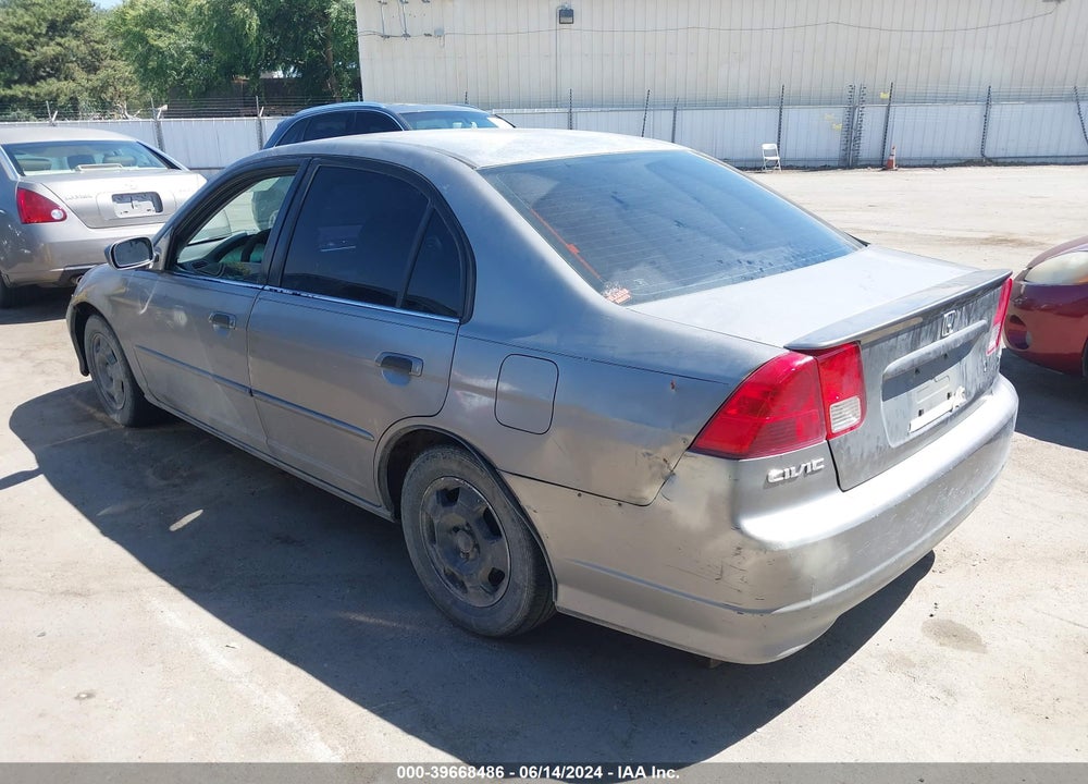 2005 HONDA CIVIC HYBRID VIN: JHMES96615S015326