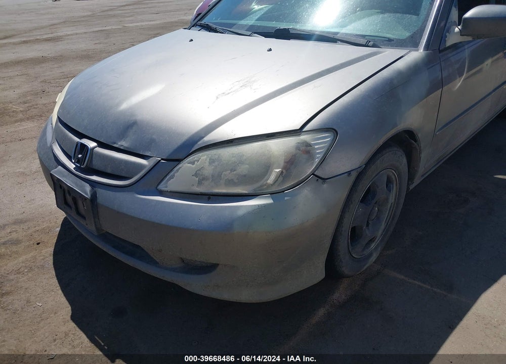 2005 HONDA CIVIC HYBRID VIN: JHMES96615S015326