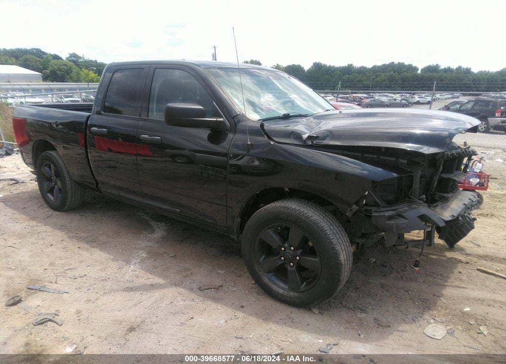 2018 RAM 1500 EXPRESS QUAD CAB 4X2 6'4 BOX VIN: 1C6RR6FG4JS225071