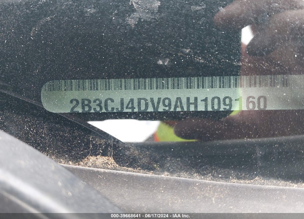 2010 DODGE CHALLENGER SE VIN: 2B3CJ4DV9AH109160