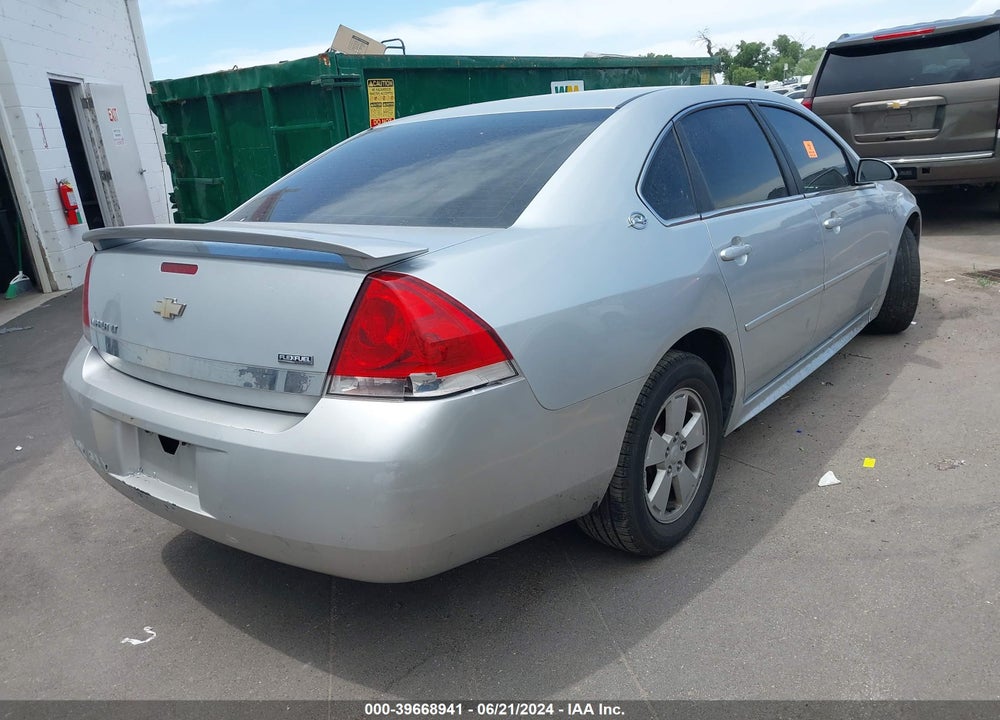 2009 CHEVROLET IMPALA LT VIN: 2G1WT57K591178213