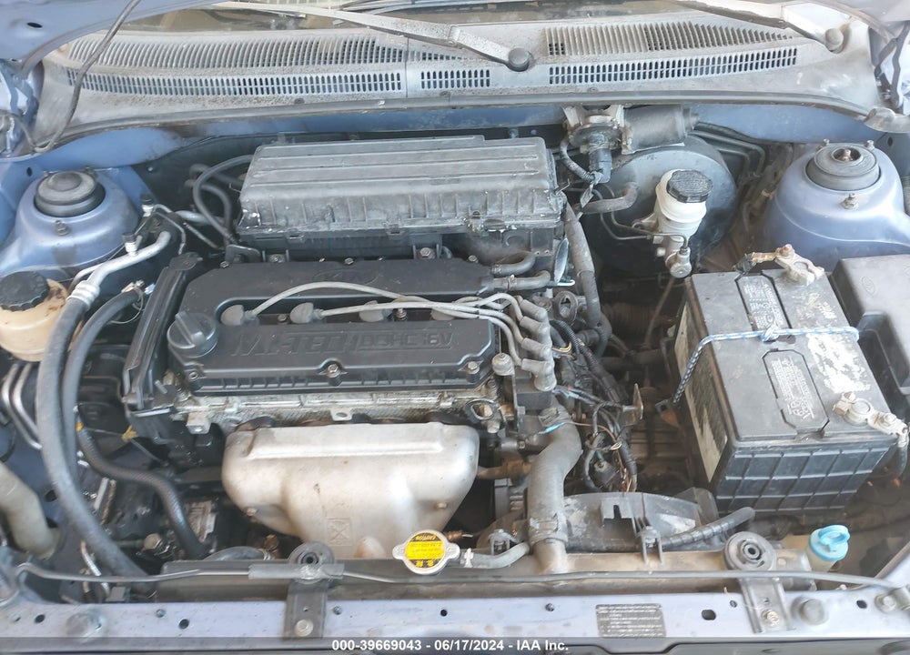 2004 KIA RIO VIN: KNADC125346310067