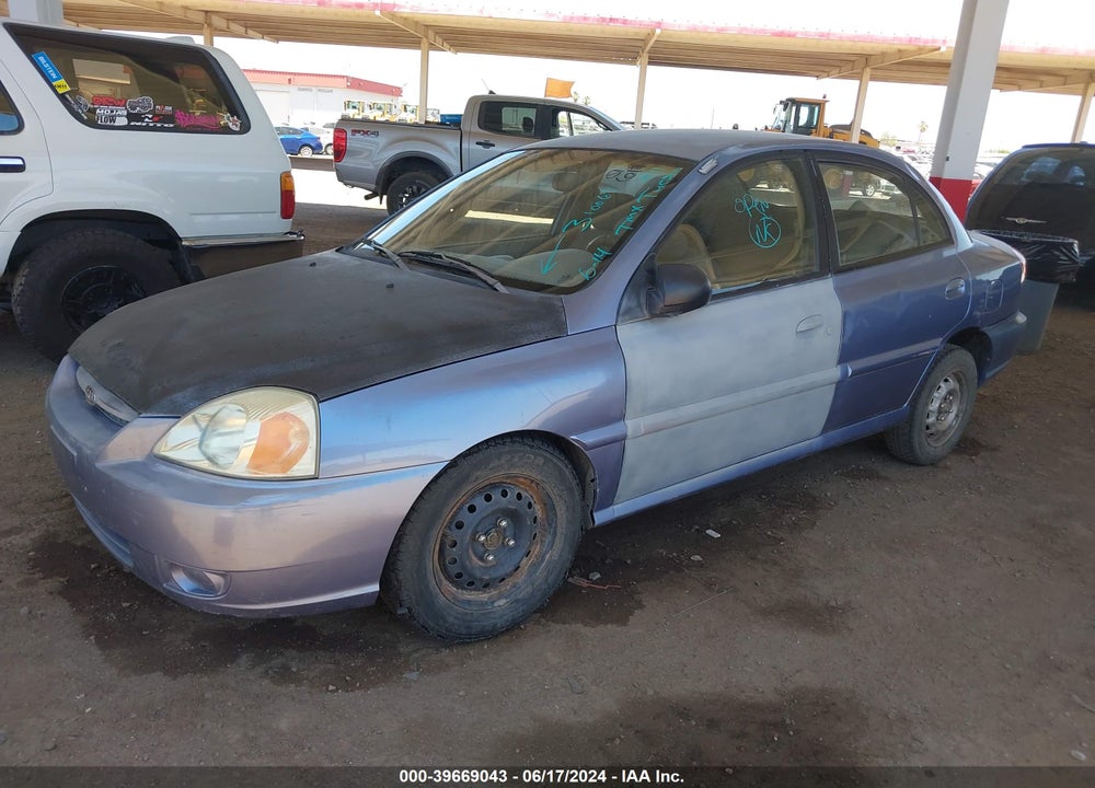 2004 KIA RIO VIN: KNADC125346310067