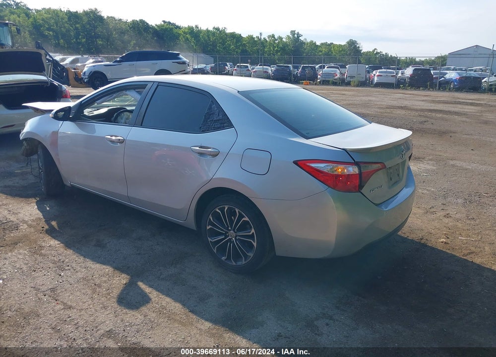 2016 TOYOTA COROLLA S PLUS VIN: 2T1BURHE6GC587807
