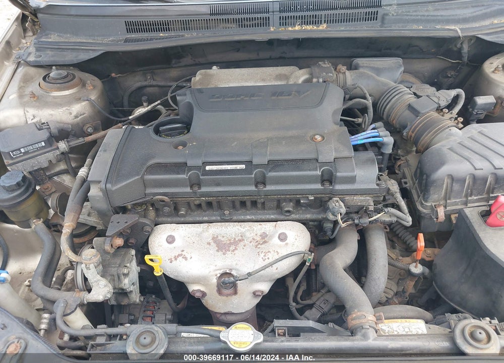 2008 KIA SPECTRA EX VIN: KNAFE122785501141