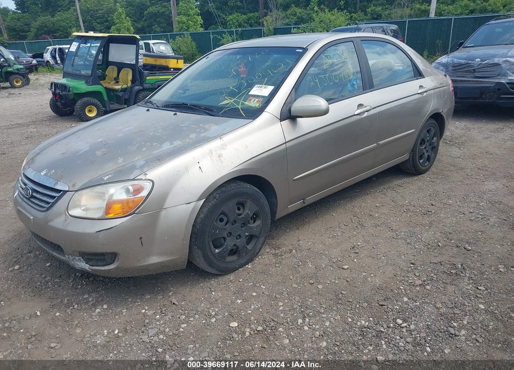 2008 KIA SPECTRA EX VIN: KNAFE122785501141